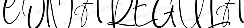 CONA REGULAR字体转换